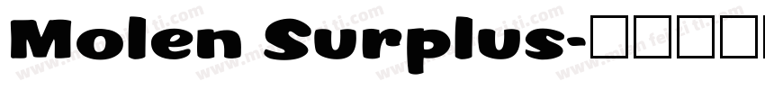 Molen Surplus字体转换